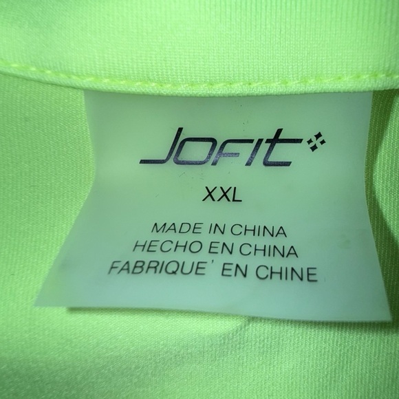 JOFIT Women’s Emma Cutaway Sleeveless Golf Shirt - Lemon Lime XXL - Picture 9 of 12
